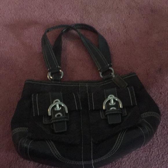 Black Coach with Mini C's Bag - Picture 2 of 6